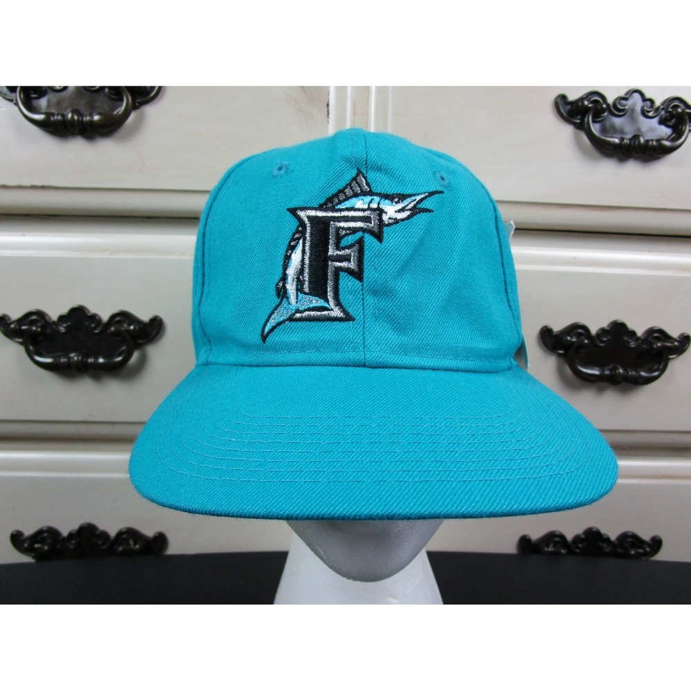 Vintage 1990's Florida Marlins NWT Sports Specialties Snapback Hat Cap Deadstock
